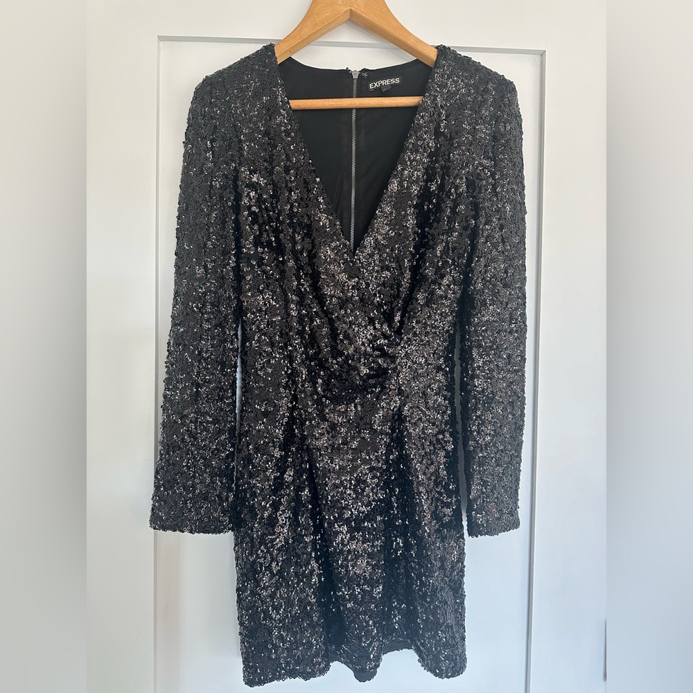 Express sequin dress